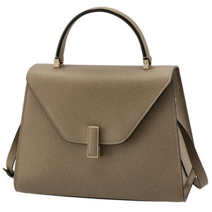 Valextra Iside Medium Oyster Bag Gray